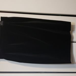 Louis Feraud black velvet skirt size 12